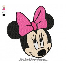 Minnie Mouse 02 Embroidery Designs